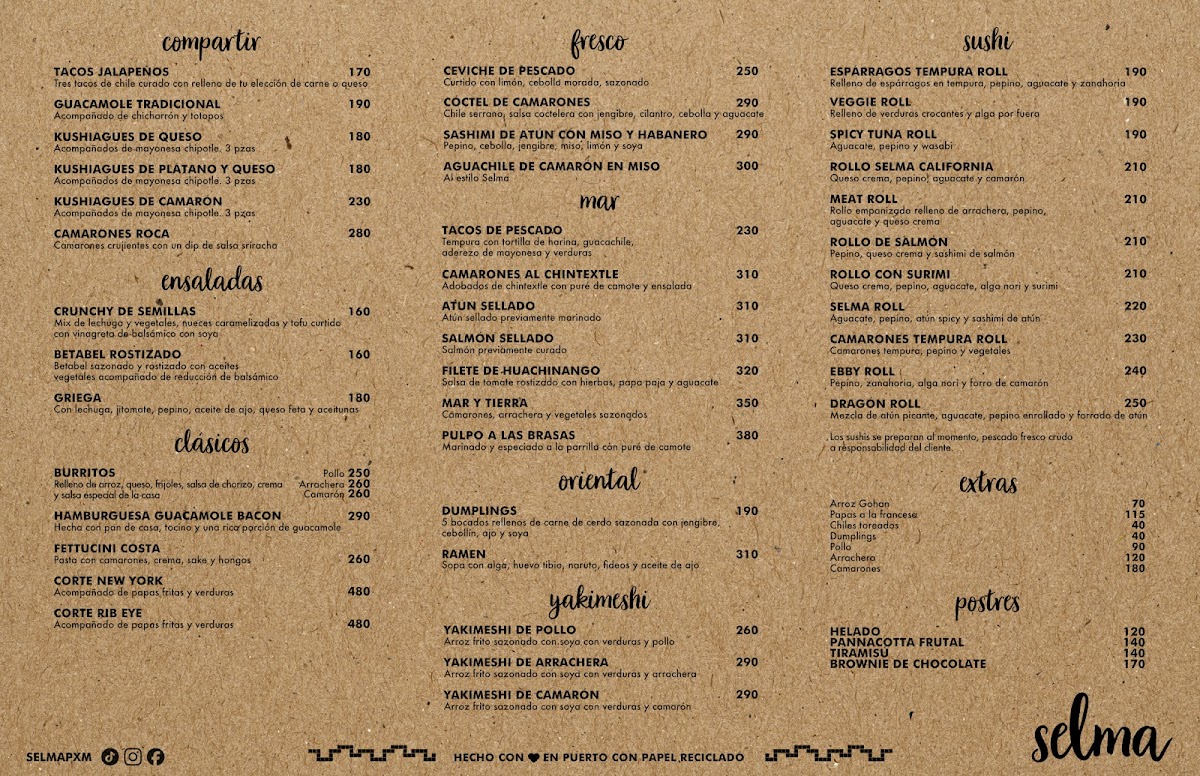 Selma Menu - Image 3